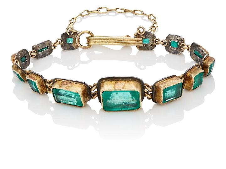 Judy Geib Women's Colombian Emerald Riviere Bracelet