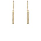 Jennifer Meyer Women's Long Bar Drop Earrings-gold