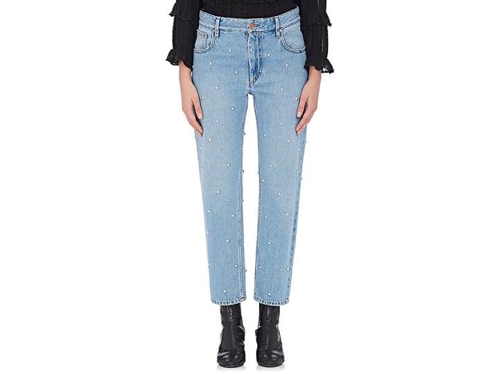 Isabel Marant Toile Women's Califfy Studded Girlfriend Jeans