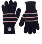 Moncler Rib-knit Gloves-blue