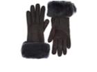 Barneys New York Women's Fur-trimmed Nappa Leather Gloves