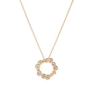 Pamela Love Fine Jewelry Women's Paillette Pendant Necklace-rose