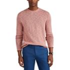Eidos Men's Slub-knit Cotton-wool Sweater - Pink