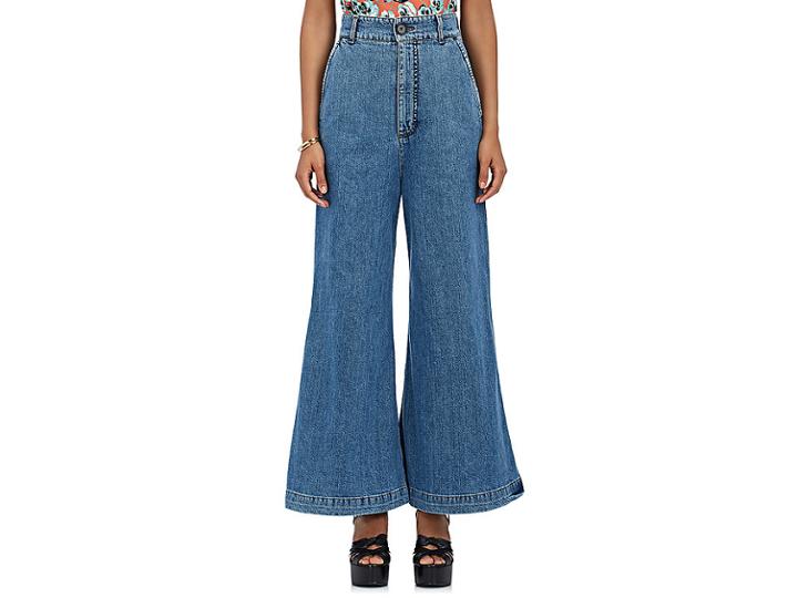 Marni Women's Wide-leg Crop Jeans