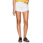 L'agence Women's Ryland Denim Cutoff Shorts-white