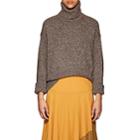 Tomorrowland Women's Wool Turtleneck Sweater-brown