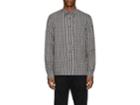 Prada Men's Studded Geometric-print Cotton Shirt