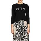Valentino Women's Vltn Wool-cashmere Sweater-black
