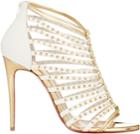 Christian Louboutin Spiked Millaclou Sandals-white