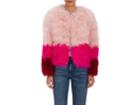 Lisa Perry Women's Colorblocked Feather Jacket