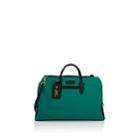 T. Anthony Men's Canvas & Leather Weekender Bag - Green