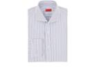 Isaia Men's Striped Cotton Poplin Dress Shirt