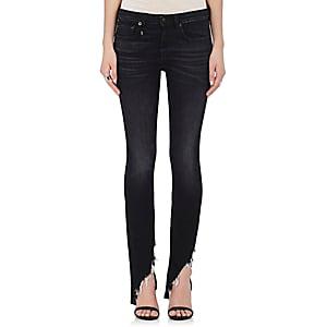 R13 Women's Kate Skinny Jeans-black