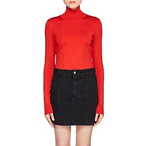 Givenchy Women's Rib-knit Turtleneck - Red