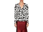 Narciso Rodriguez Women's Floral Stretch-silk Crepe Blouse