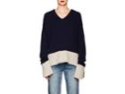 Derek Lam 10 Crosby Women's Wool-blend V-neck Sweater