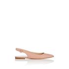 Gianvito Rossi Women's Leather Slingback Flats - Pink