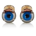 Samuel Gassmann Paris Men's Antique Doll Eye Cufflinks-blue