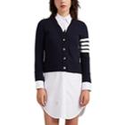 Thom Browne Women's Cotton French Terry & Oxford Cloth Shirtdress - Navy