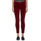 L'agence Women's Margot Velvet Skinny Jeans-rhubarb
