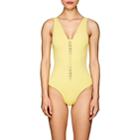 Eres Women's Close Up Cassette One-piece Swimsuit-yellow