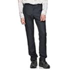 Vetements Men's Wrinkled Slim Trousers - Gray