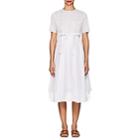 Thierry Colson Women's Sigrid Cotton Mousseline A-line Dress-white