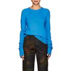 Helmut Lang Women's Cashmere Shrunken Sweater-blue