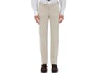Isaia Men's Twill Flat-front Trousers