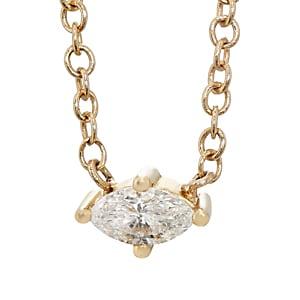 Sara Weinstock Women's Marquis Necklace-yellow Gold