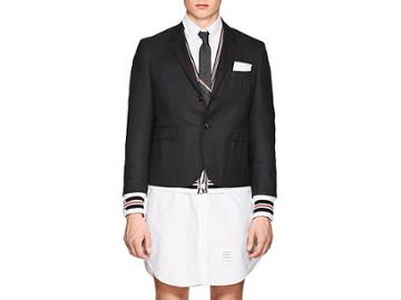 Thom Browne Men's Little Boy Worsted Wool Three-button Sportcoat