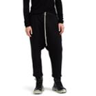 Rick Owens Drkshdw Men's Cotton Fleece Crop Sweatpants - Black
