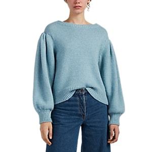 Masscob Women's Adoree Alpaca-blend Sweater - Blue