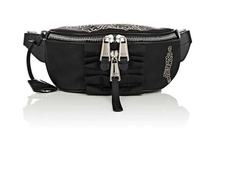 Moschino Women's Leather-trimmed Belt Bag