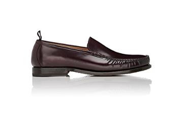 Helbers Men's Spazzolato Leather Venetian Loafers