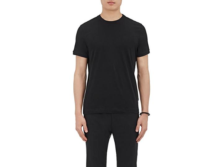 Theory Men's Knit-trimmed Cotton T-shirt