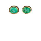 Judy Geib Women's Emerald Stud Earrings - Green