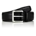 Barneys New York Men's Leather Belt - Black