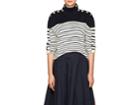 J.w.anderson Women's Button-detailed Striped Wool Sweater