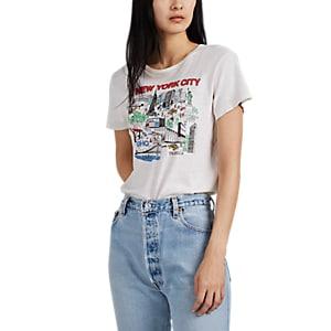 Re/done Women's The Classic New York Cotton T-shirt - White