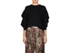 Valentino Women's Lace-trimmed Wool Sweater