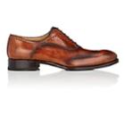 Harris Men's Perforated Leather Wingtip Balmorals-med. Brown