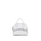 Balenciaga Women's Ville Mini Leather Bowling Bag - White