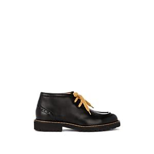 Doucal's Men's Leather Chukka Boots - Black
