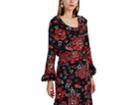 Rebecca De Ravenel Women's Floral Silk Blouse