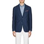 Canali Men's Cotton Two-button Sportcoat-navy