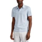 Theory Men's Standard Cotton-blend Piqu Polo Shirt - Blue