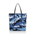 Valentino Garavani Men's Camouflage Tote Bag - Blue