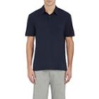 James Perse Men's Jersey Polo Shirt-navy