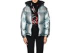Prada Women's Holographic Hooded Down Puffer Jacket